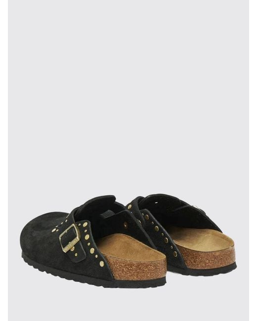 Birkenstock Black Boston Rivets Sandals