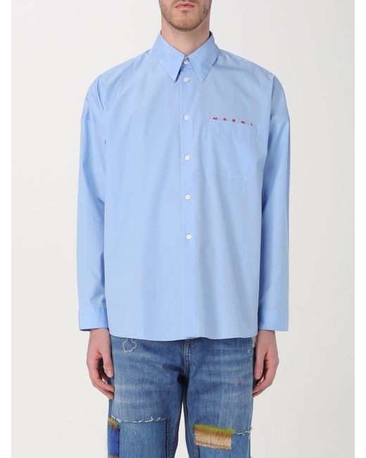 Marni Blue Shirt for men