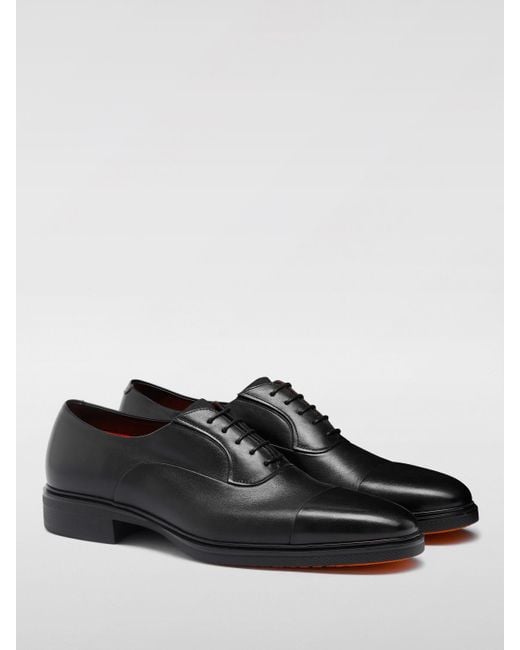 Santoni Schnürschuhe Herren in Black für Herren
