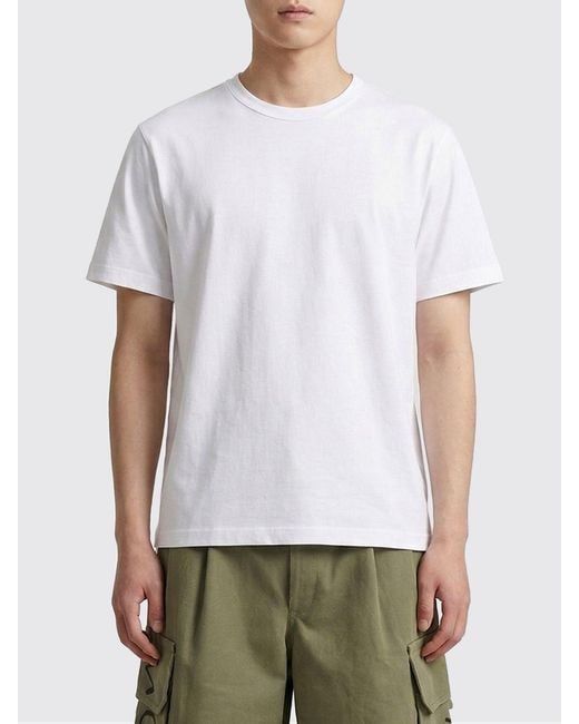 Comme des Garçons White Cotton T-Shirt for men