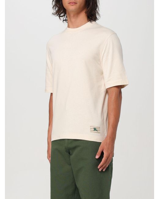 Burberry T shirt in Natural for Men Lyst UK