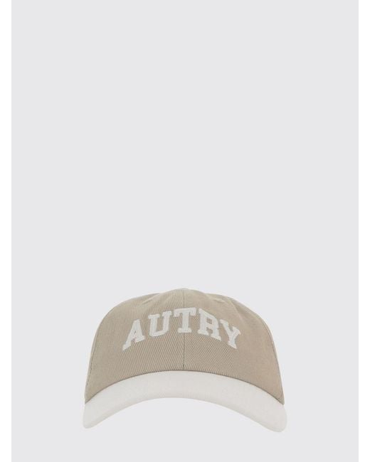 Autry Natural Cotton Twill Hat With Embroidered Logo for men