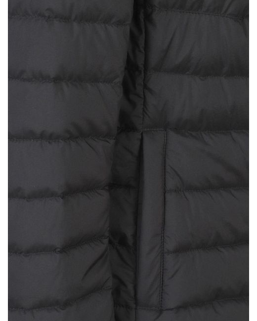 Moorer Black Clement Quilted Nylon Down Jacket