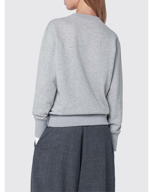 DARKPARK Gray Cashmere And Cotton Crew Neck Pullover