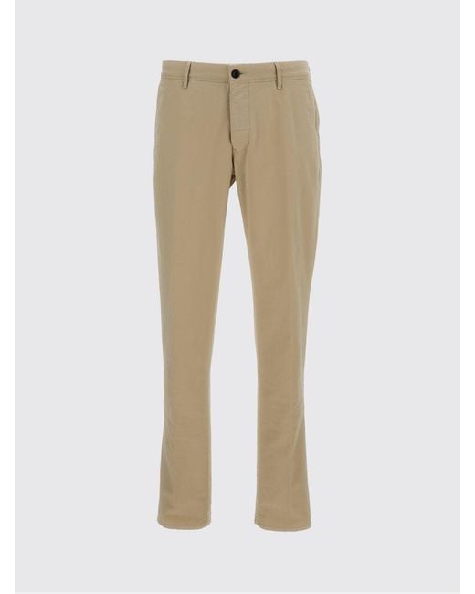 Incotex Natural Stretch Cotton Chino Trousers for men