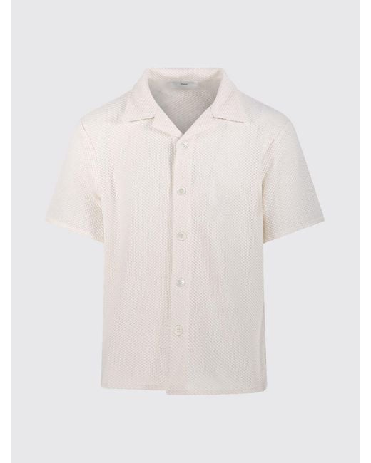 DUNST White Casual Cotton Blend Shirt for men