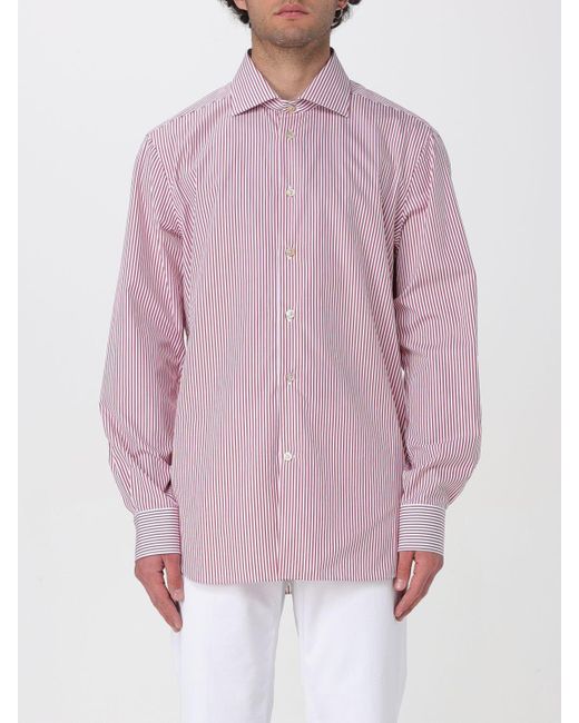 Camisa Kiton de hombre de color Pink