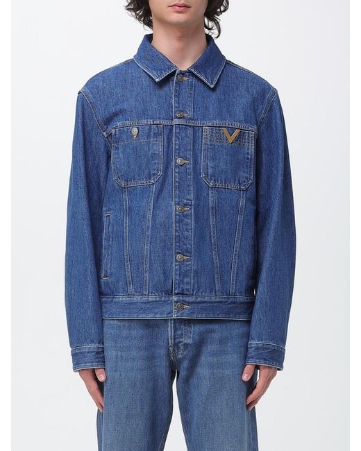 Valentino Blue Vlogo Jacket for men