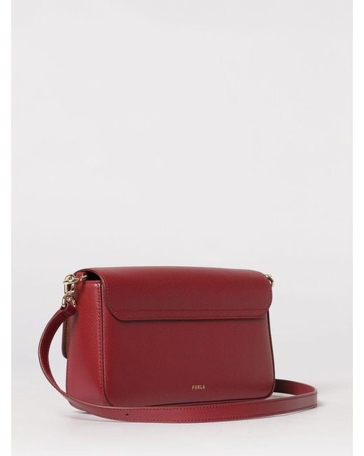 Furla Red Iride Crossbody Bag