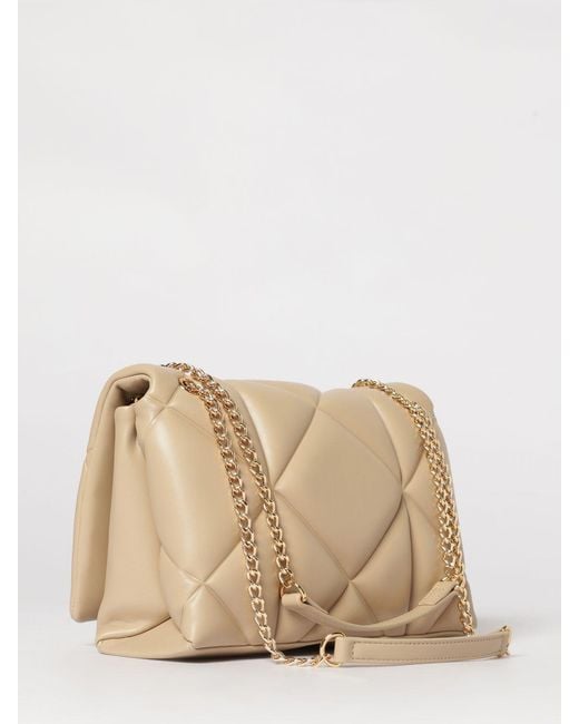 Love Moschino Natural Quilted Faux Leather Bag