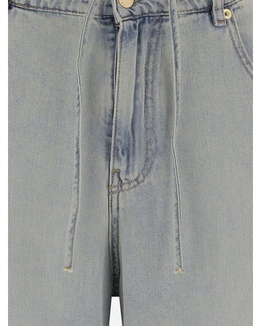 DARKPARK Gray Wide-Leg Denim Jeans