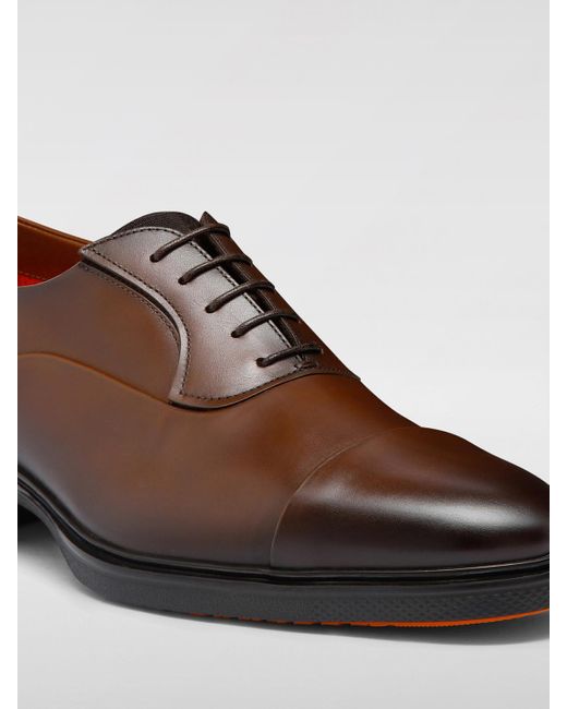 Santoni Schnürschuhe Herren in Brown für Herren