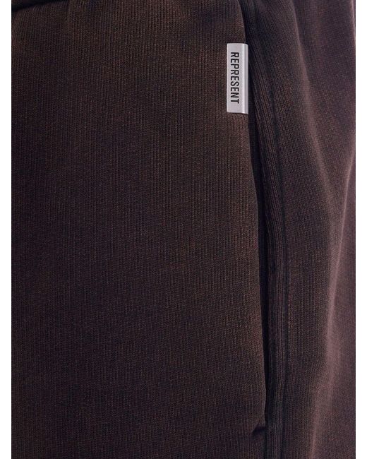 Represent Red Wide-Leg Jersey Jogging Trousers With Elasticated Waist for men