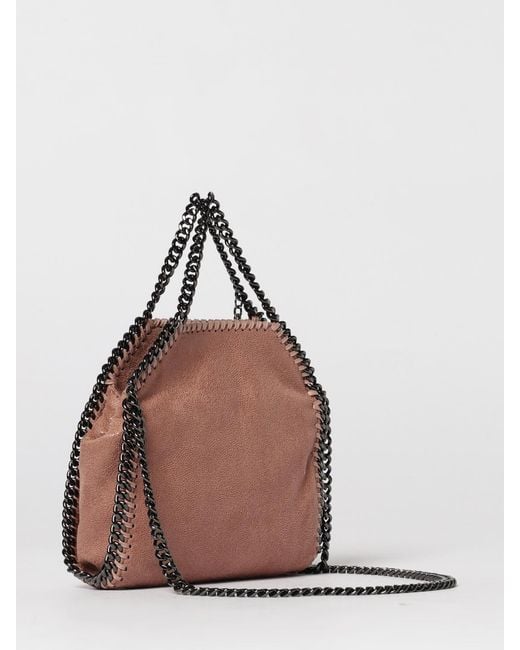 Stella McCartney Natural Falabella Synthetic Suede Micro Tote Bag