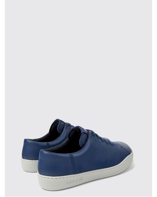 Camper Blue Peu Touring Leather Sneakers for men