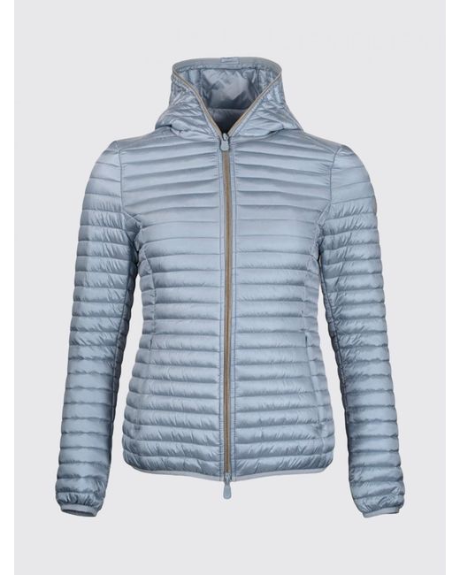 Save The Duck Blue Alexa Hooded Nylon Down Jacket