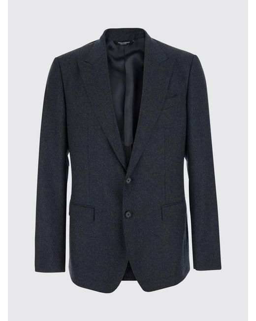 Dolce & Gabbana Blue Dolce &Amp Gabbana Taormina Slim Fit Wool Suit With Single-Breasted Blazer for men