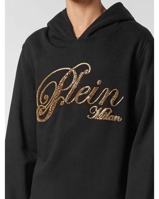 Philipp Plein Black Sweatshirt for men