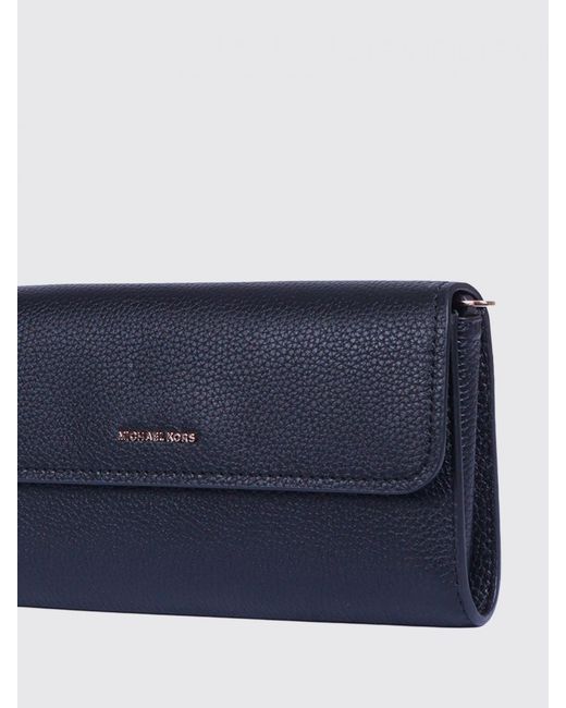 Michael Kors Blue Jet Set Grained Leather Bag