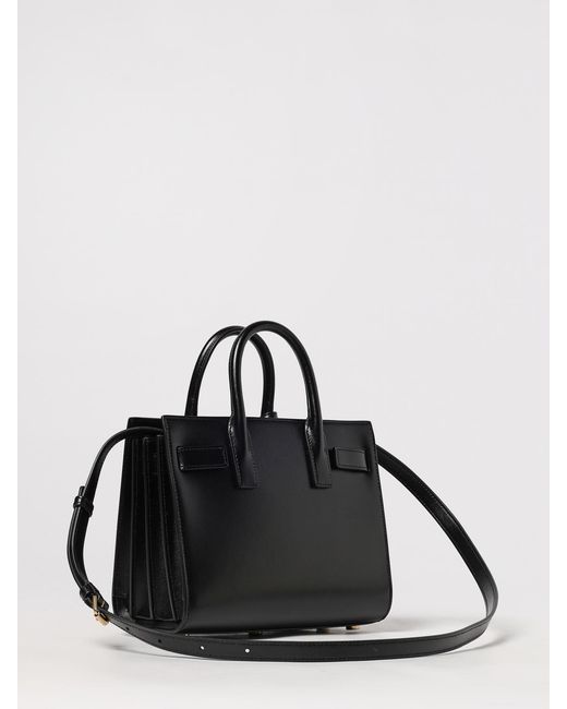 Sac Sac De Jour Nano En Cuir Palmellato Saint Laurent en coloris Black