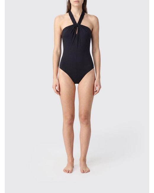 FEDERICA TOSI Blue Polyamide One Piece Swimsuit