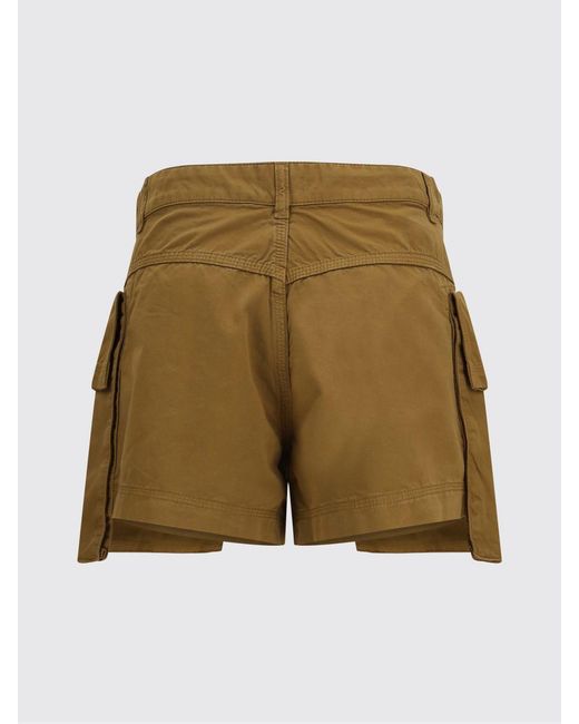 Pinko Natural Cotton Cargo Shorts