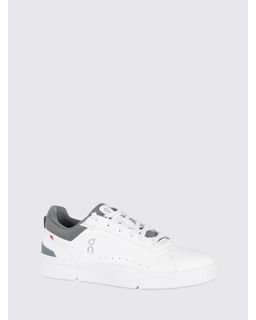 On Shoes White The Roger Advantage On Synthetic Leather Sneakers for men
