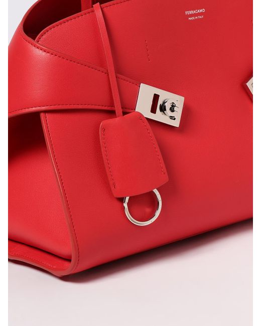 Ferragamo Red Shoulder Bag