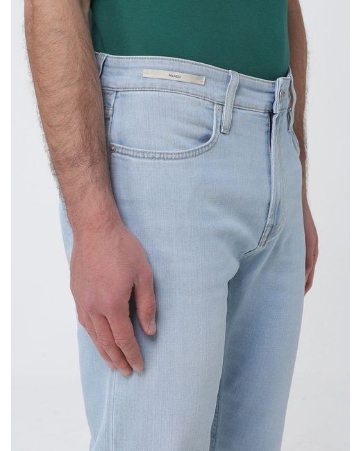 Siviglia Blue Slim Fit Stretch Denim Jeans for men