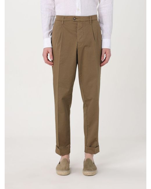 Pantalone in misto cotone di Re-hash in Natural da Uomo