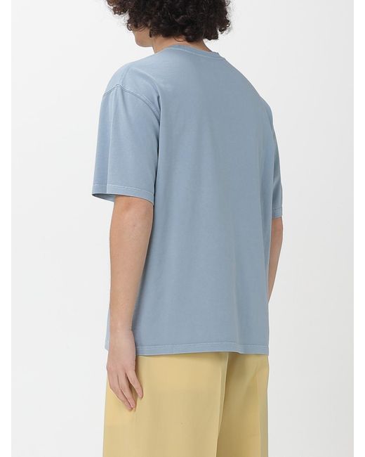 Marni Blue Basic Cotton T-Shirt for men