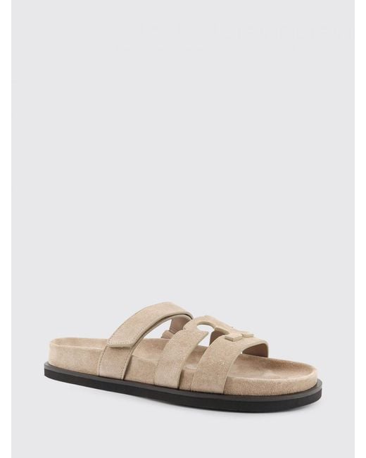 Tory Burch Natural Sandals Ines Suede