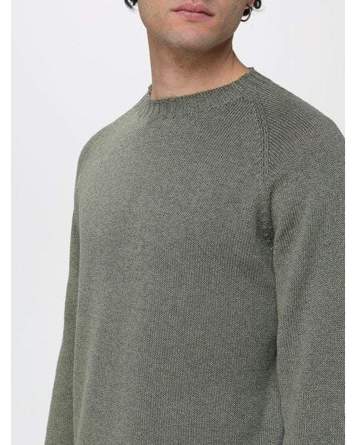 Laneus Gray Basic Crew Neck Knit for men