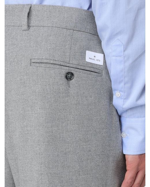 Manuel Ritz Blue Trousers for men