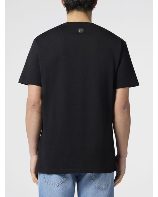 Philipp Plein Black T-Shirt for men