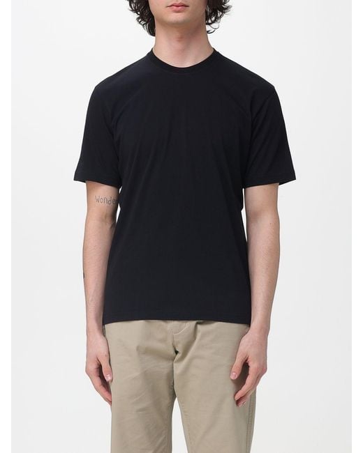 Aspesi Black Basic Cotton T-Shirt for men