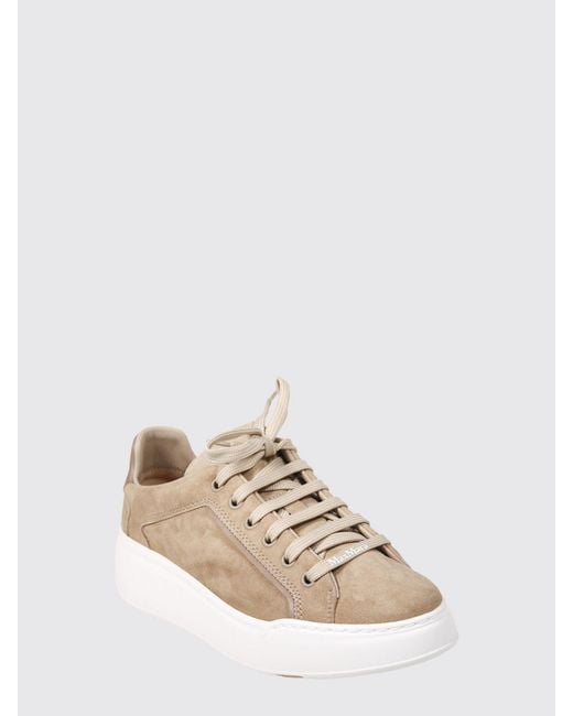 Max Mara Natural Suede Sneakers