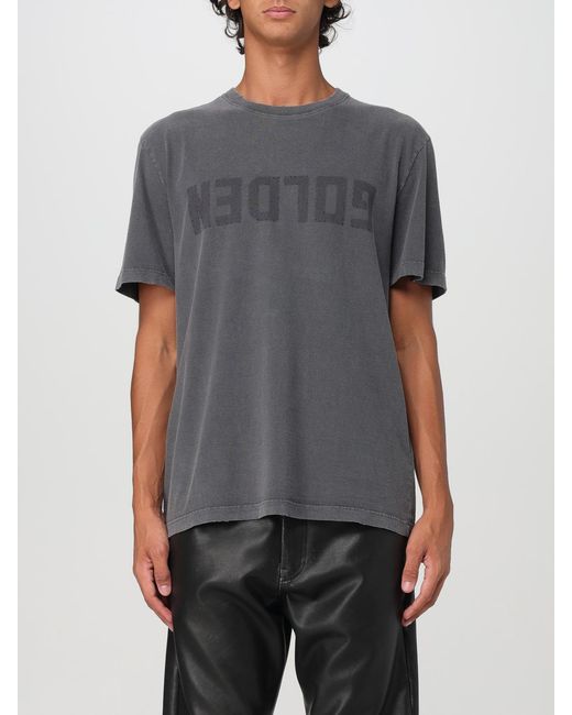 Golden Goose Deluxe Brand Gray Golden Regular T-Shirt for men