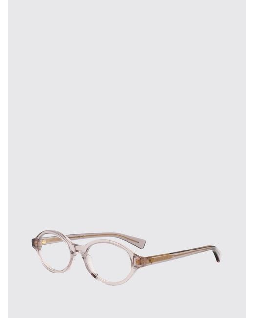 Bottega Veneta White Panthos Acetate Optical Glasses for men