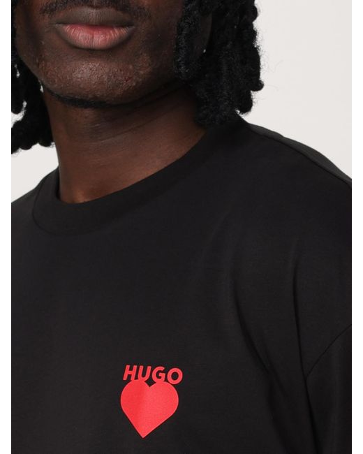 Camiseta Hombre HUGO de hombre de color Black
