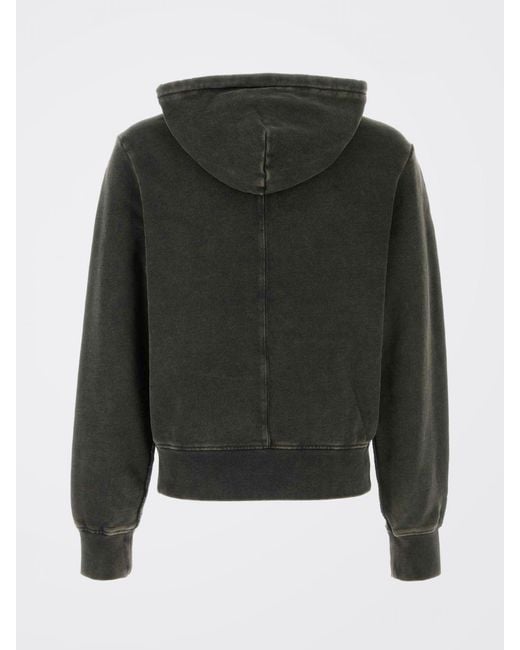 Entire studios Gray Cotton Hoodie for men