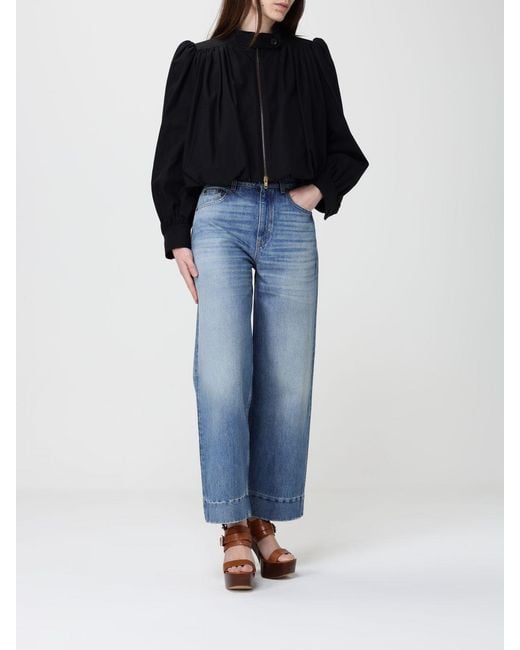 Chloé Blue ChloÉ Cropped Cotton Denim Jeans
