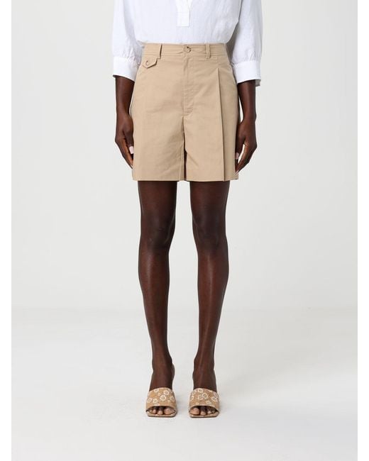 Ralph Lauren Natural Cotton Poplin Shorts