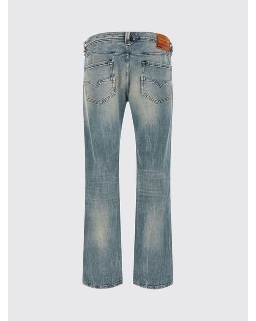 DIESEL Blue 1985 Larkee Regular Fit 5-Pocket Stretch Cotton Denim Jeans for men