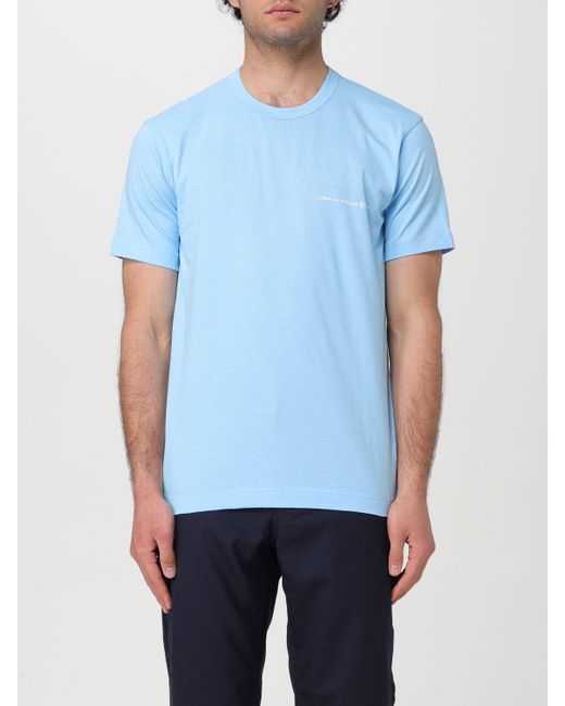 T-shirt Comme Des Garçons in cotone di Comme des Garçons in Blue da Uomo