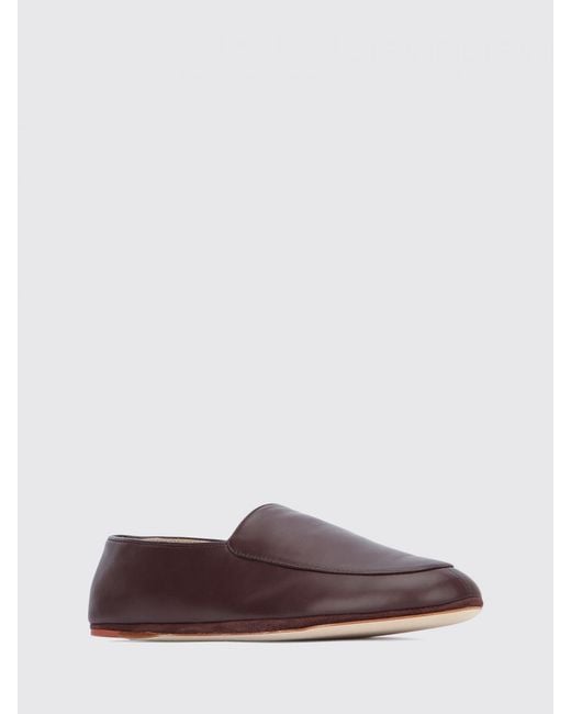 Loro Piana Brown Leather Loafers