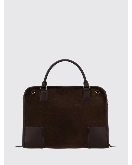 Loewe Black Amazona 180 Suede Bag