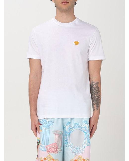 T-Shirt Homme Versace pour homme en coloris White