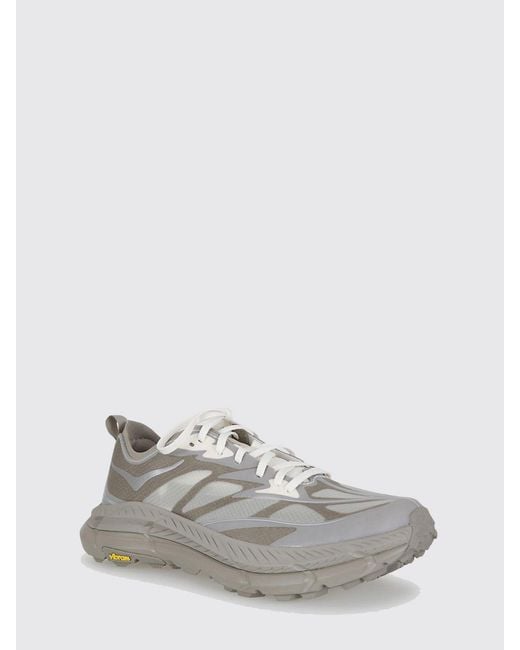 Hoka One One White Mafate Speed 4 Lite Mesh Sneakers for men