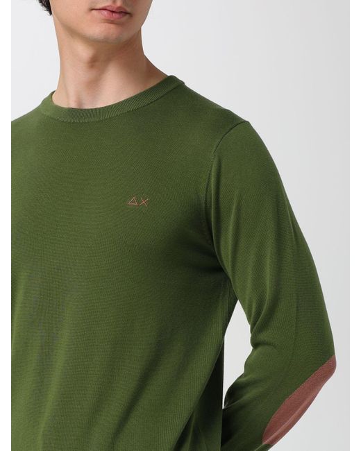 Maglia A Girocollo di Sun 68 in Green da Uomo